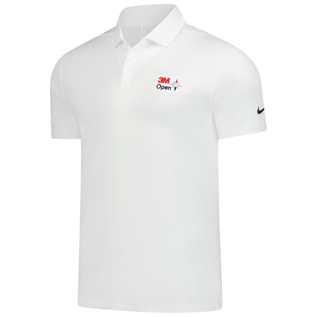  3M Open Nike Performance Victory Solid Polo - White